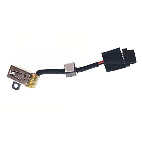 FEMAI Compatible AC DC Power Input Jack w/Cable Harness Replacement for Dell XPS