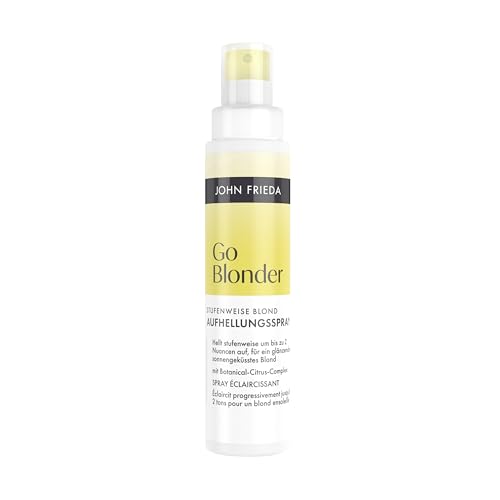 John Frieda Go Blonder Aufhellungsspray Inhalt: 100ml Haartyp: natürlich blondes und blond gefärbtes Haar Highlights und Lowlights