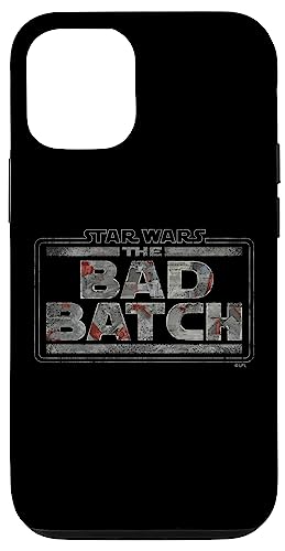 Coque iPhone 12 Star Wars Bad Batch étui protection métal rayé rigide