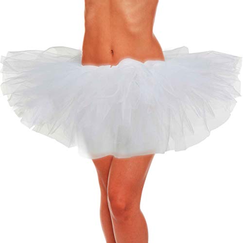 Adult Tutu Skirt, Tulle Tutus for Women, Teens Ballet Skirts Classic 5 Layers