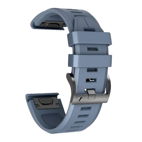 KAPPDE Para Fenix ​​8 Correa de reloj Correa de silicona de repuesto para reloj Fenix ​​5/Fenix ​​6/Fenix ​​6 Pro/Fenix ​​7/Forerunner 935/945/Approach S60/Quatix 5/epix Smartwatch(Slate)
