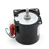 1pcs 60KTYZ 220V AC Gear Motor Low RPM Metal Gearbox Reducer Reversible Rotation Turntables Industrial Equipment Automat(80rpm)