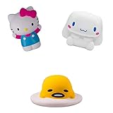 Just Toys LLC Hello Kitty, Cinnamoroll and Gudetama Mega SquishMe Bundle