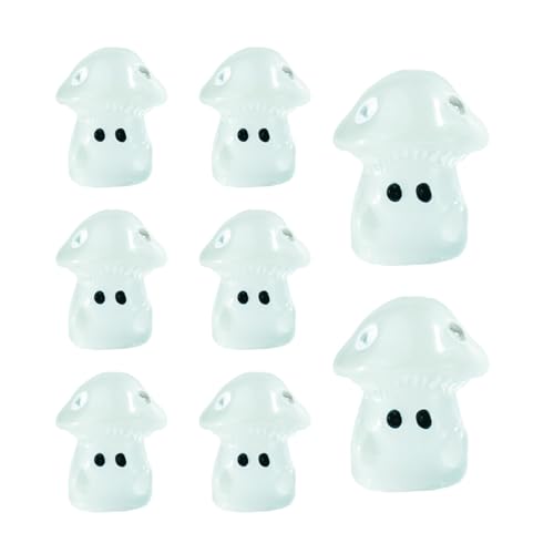 YUGSHNKFC De 100 Ornements de Petits Champignons Qui Brillent dans Le pour la décoration Miniature de Paysage et d ' Aquariums, Ornements de Jardin Lumineux – vue 8
