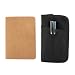 Field Notes Notebooks Cover with Blank Kraft Notebook,Journal Cover for 3.3 x 5.5 Field Notes Moleskine Cahier,Waxed Canvas Pocket Notebook Cover for Journal Notebook Planner with Zipper Pen Holder