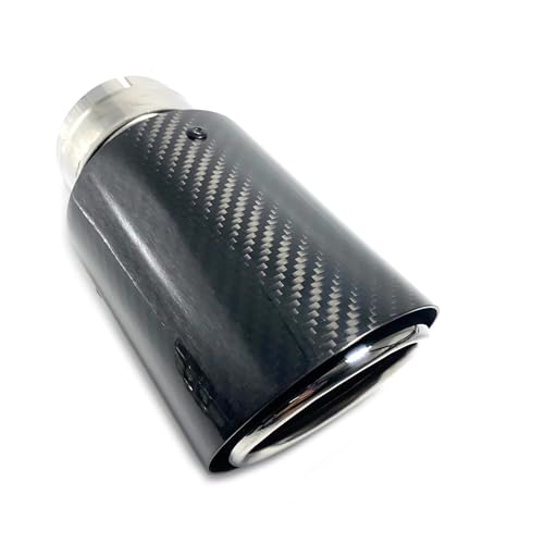 Escape de coche universal con boquilla de acero inoxidable y carbono