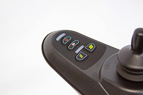 Deluxe Monarch Folding Electric Wheelchair – Easy Fold For Portable Travel Fits In Car Trunk – Strong Aluminum Frame & 16” Rear Wheels For Comfort & Versatility 12 Miles On A Single Battery Charge #TOP4