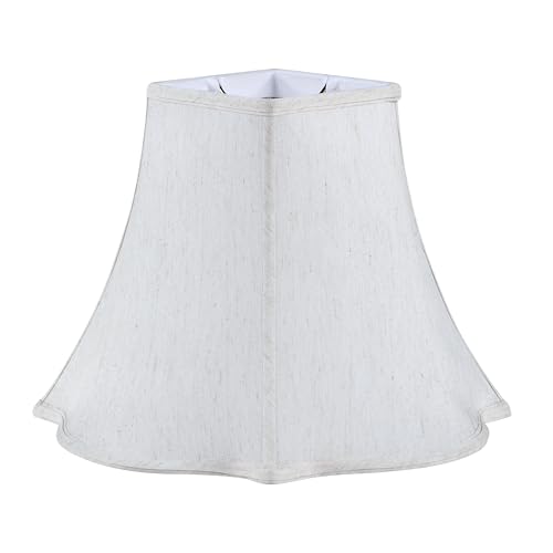 Image of Aspen Creative 34013 Handsewn Pagoda Spider Lamp Shade in Beige Linen Fabric (6 inch x 16 inch 12 inch)
