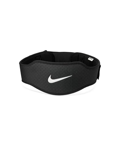 Image of NIKE STRENGTH TRAINING BELT 3.0, UNISEX - BLACK /BLACK /WHITE, X-LARGE
