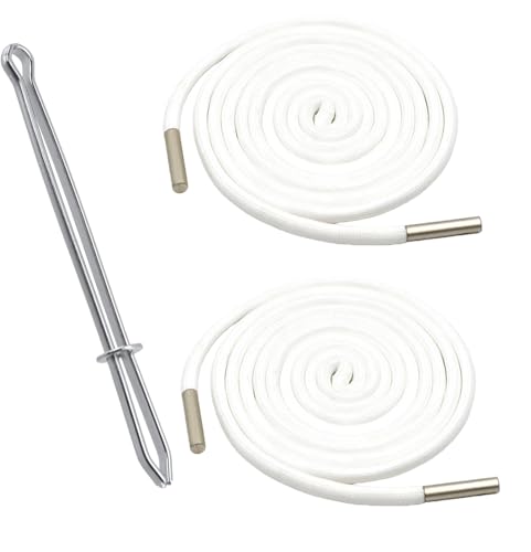 CICISTORY Cordón para Pantalones de Jogging, Cordón de Repuesto de Algodón, Cinta de Cordon para Sudadera, Adecuado para Sudaderas con Capucha, Pantalones, Chaquetas y Sudaderas