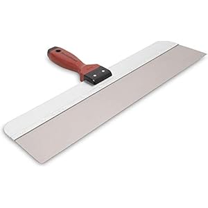 Marshalltown oppervlakte spatel met DuraSoft handvat van roestvrij staal, gereedschap voor gipsplaten en schilders, spatelafmetingen: 508×76 mm
