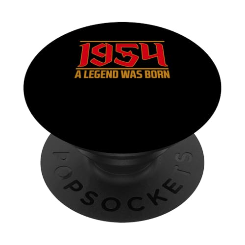 1954 A Legend Was Born Año 1954 Cumpleaños Heavy Metal Rock PopSockets PopGrip Intercambiable
