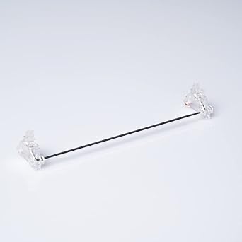 GATERON PC Screw in Crystal Stabilizer RGB Set for 60% Layout Keyboard