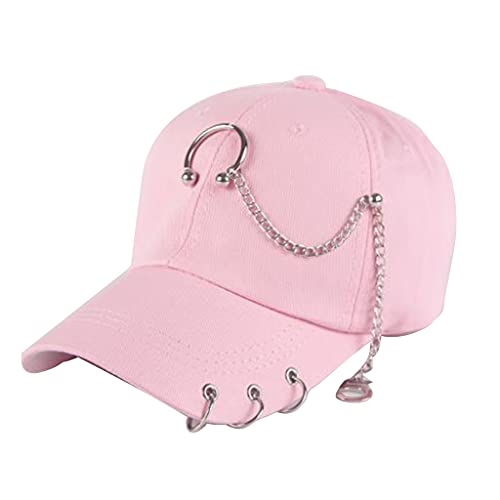 Fashion Baseball Cap Punk Hip Hop Baseball Cap Adjustable Men&women Travel Baseball Cap All-match for nic Camp