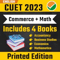 NTA CUET (UG) 2024 Commerce Domain + Mathematics + Accountancy +Economics + Business studies Combo of 4 Books (English Printed Edition) By Adda247