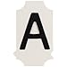 Brady 5010-A, 50110 Gothic Quik-Align, (25 Packs of 10 pcs)