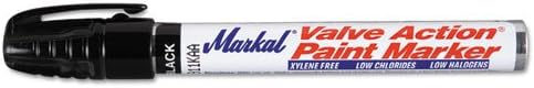 Markal 96823 Valve Action Paint Marker, Black