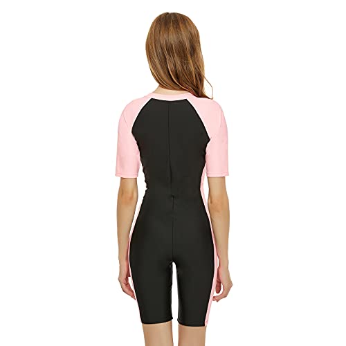 Cincili Boyleg Swimsuits For Women One Piece Short Sleeve Surfing Suit Bathing Suit Sun Protection thumb #5