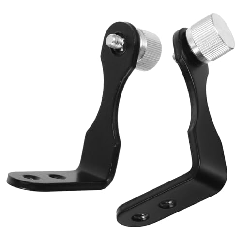 TINEASUR バードウォッチング望遠鏡用頑丈な金属製双眼鏡アダプター L字型三脚マウント