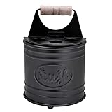 Autumn Alley Adorable Farmhouse Toothbrush Holder for Bathroom - Black Rustic Bathroom Accessories -