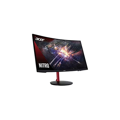 Acer Nitro XZ272UPbmiiphx 27 inch Quad HD Curved Gaming Monitor (VA Panel, FreeSync, 165Hz, 4ms, HDR 400, DP, HDMI, Height Adjustable, Black)