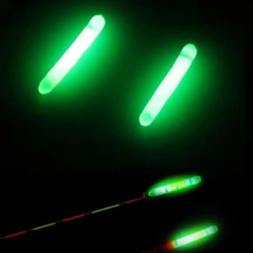 ZGLUZP 100 Pcs Fishing Float Light Stick Fluorescent Lightstick Fluorescent Dark Glow Sticks Fishing Float Accessories Corks, Floats Terminal Tackle Accessories, 3mm - Thumbnail 4