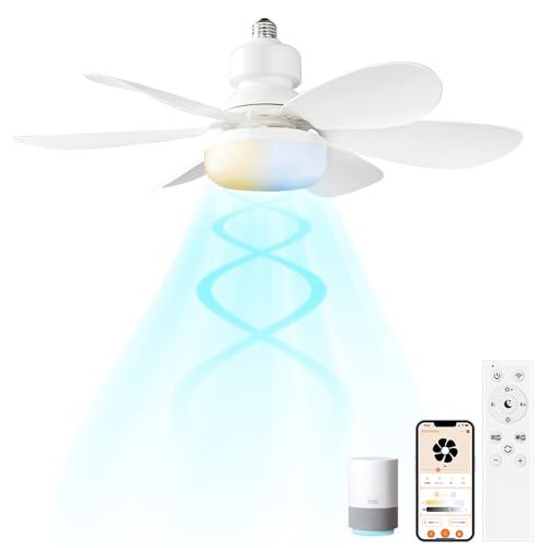 【2025?化版】ファン付きシーリングライト led ライト 首振り LEDライト ファン付き照明 天井照明 リモコン付き 調光 調色 サーキュレーター付き 無階段風量調整 17W Alexa Google Home対応 DCモーター タイマー機能 E26