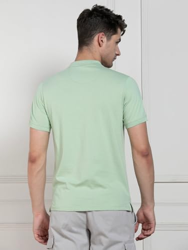 Image of Dennis Lingo Men Solid Cotton - Regular Fit T-Shirt