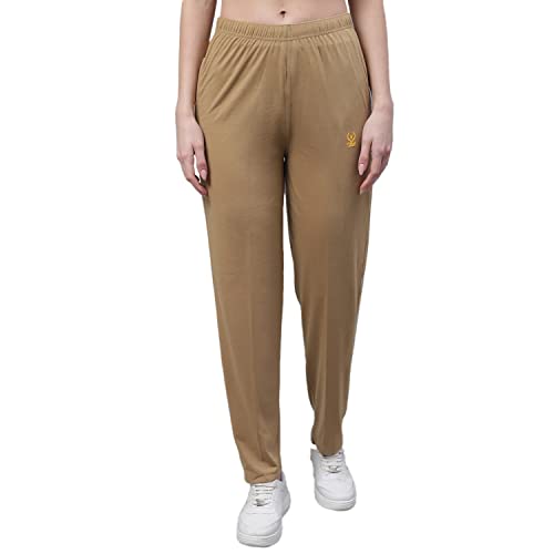 Image of Mack Jonney Regular fit Cotton Trackpant for Women (Pack of 2)-D10 BLK MLG 002-P