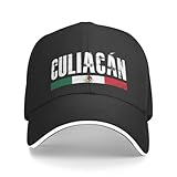BEABAG Gorra de béisbol Culiacán Sinaloa México Bandera Mexicana CityCap Gorra de béisbol Golf Sombrero Chica Hombre