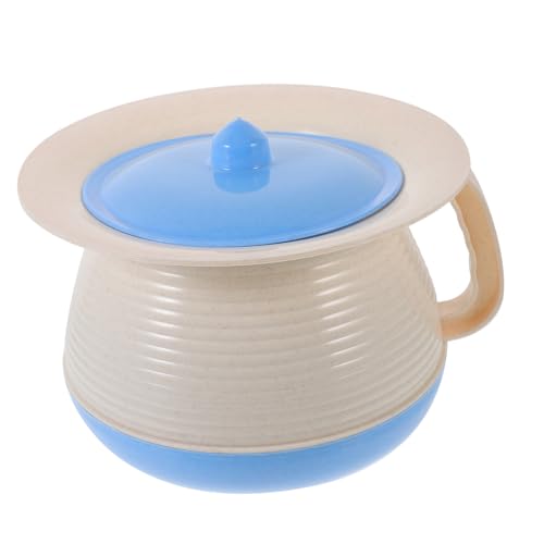 Healeved 用トイレ toilet seat 携帯トイレ 小便器 人工のおしっこ おしっこボトル トイレトレーニング用トイレ 用尿ポット プラスチック製スピットン便器 pp Blue