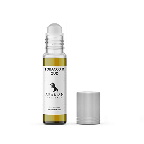 FR276 Aceite de perfume unisex TOBACCO & OUD. Botella Roll-on 6ml Arabian Opulence. tabaco/whiskey/picante/oud/dulce/amaderado Cover