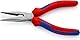 KNIPEX 00 20 09 V01 (SB-Karte/Blister) Paket, Mehrfarbig & 26 12 200 Flachrundzange mit Schneide & Flachrundzange mit Schneide (Radiozange)