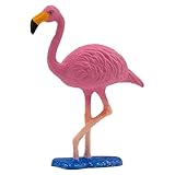 Bullyland 63716 - Figura de Flamenco Rosa, Ideal como Figura de Pastel y pequeño Regalo para niños a Partir de 3 años