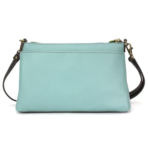 Image of CHALA RFID Protected Vegan Leather Deluxe Crossbody Bag with Adjustable Straps