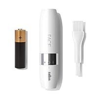 Braun Face Mini-Haarentferner, Elektrischer Gesichtshaarentferner, FS1000, Weiß - Ladyshaver, Kleiner Rasierer für eine schnelle, sanfte Rasur an Oberlippe, Kinn & Wangen für unterwegs mit Smartlight – Ansicht 5