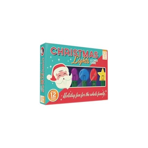 Christmas Lights A Card Game , 13 Different Holiday Festive Themed Games to Play - 25th Century Games Cover