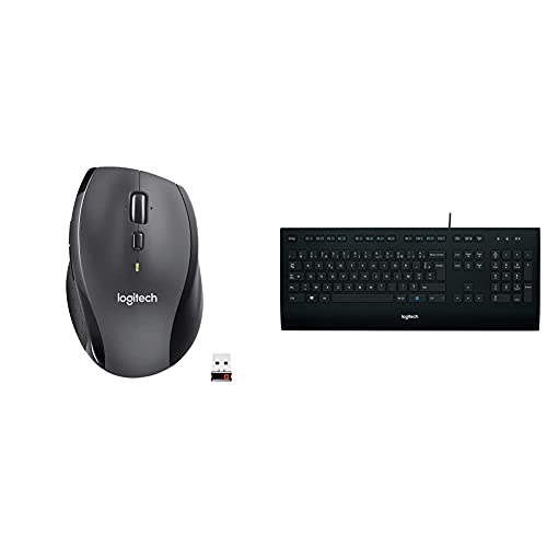 Product 1: Compatibilità Universale: un piccolo ricevitore unifying accoppia fino a 6 dispositivi, collegalo ‎alla porta USB e il mouse sarà pronto per l'uso ovunque; compatibile con Windows o Mac