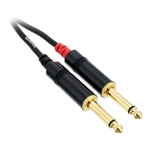 Cordial Cable audio doble jack mono de 90 cm Essentials con dos unidades 3