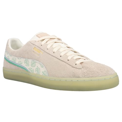 PUMA Mens Acnh X Suede Lace Up Sneakers Shoes Casual - Off White2