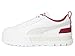 PUMA Women's Mayze Sneakers White/Port, 6.5