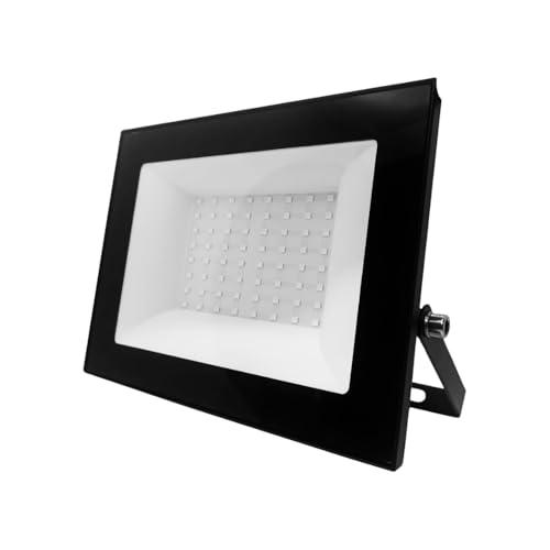 Refletor LED 200W Holofote Bivolt Branco Frio IP66 SMD à Prova D'Água, Luz Alta Potência para Fachadas, Jardins, Piscinas, Eventos, Iluminação Moderna, Eficiente e Econômica - Linha Premium SellXpert