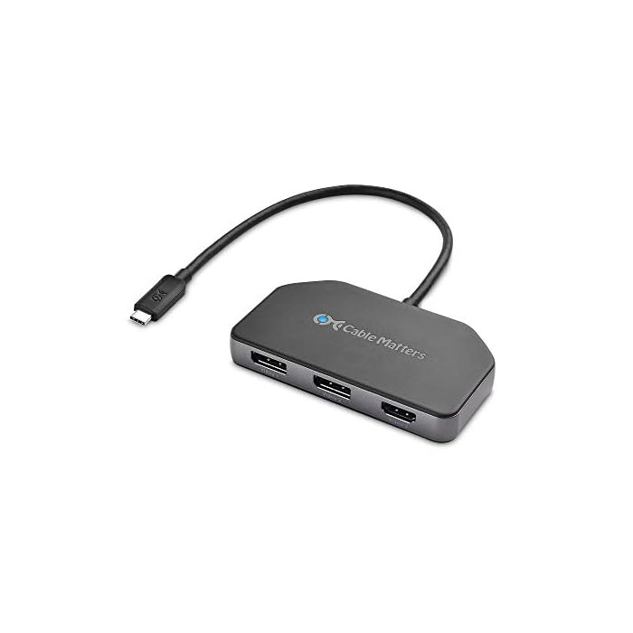 Buy Cable Matters 4K Triple Display USB C Hub with 100W Laptop Charging