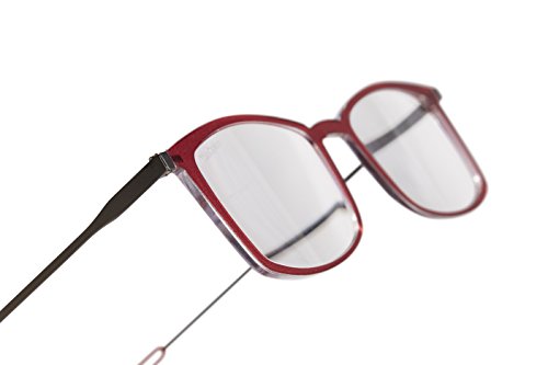 ThinOptics Unisex Adult Milano Aluminum Case + Frontpage Brooklyn Reading Glasses, Regular Case / Rectangle Clear, 1.50 US by ThinOptics - Image 7