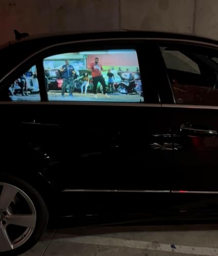 Image of Pranos Hologlass- Car Window Display System (Rear Side Window-with Wired Adapter)
