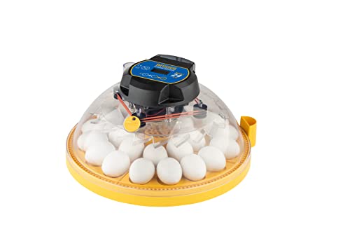Brinsea Maxi 24 EX Egg Incubator with Automatic Humidity Control and Egg Turning for Hatching 24 Chicken, Duck, or Other Eggs, Optimal Flexibility with Mix & Match Sizes