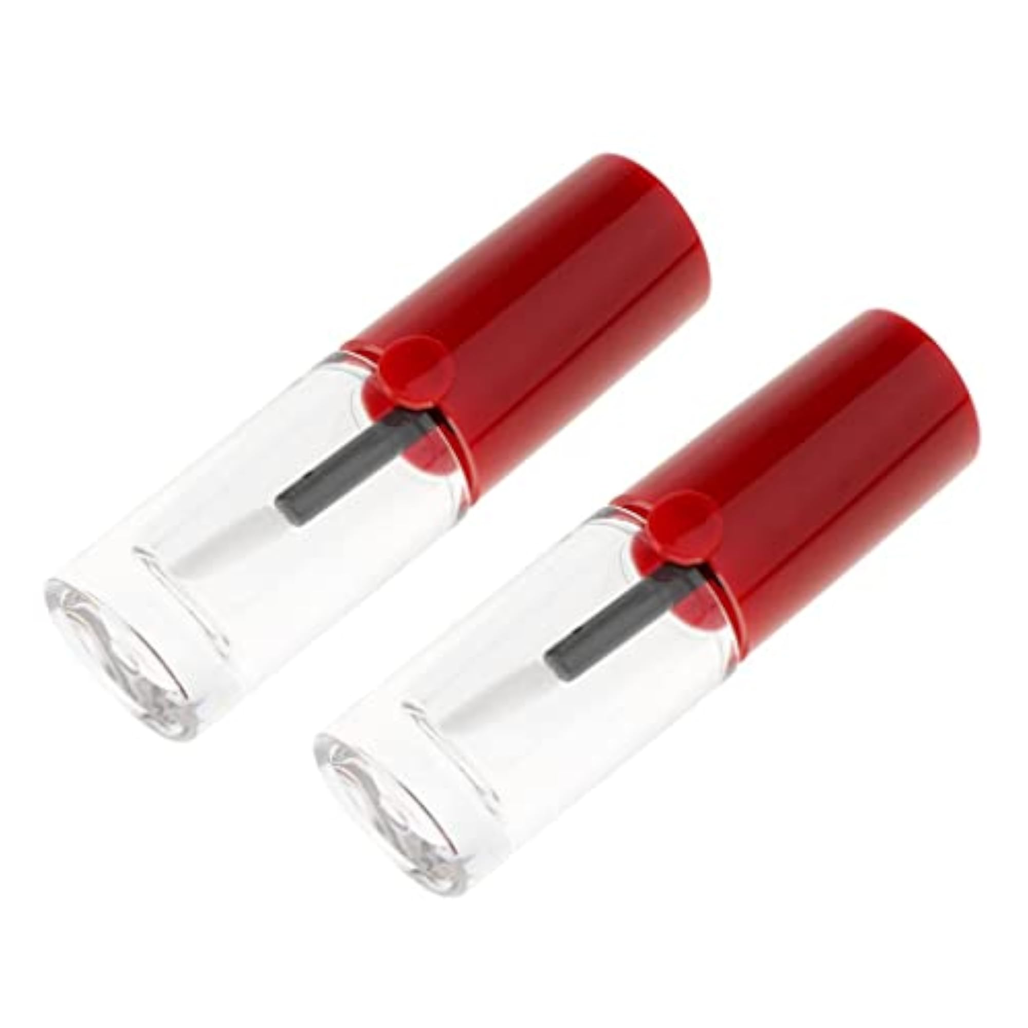 2x 5ML Empty Lip Gloss Tube Containers with Brush