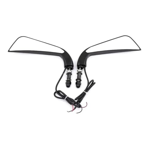 Rétroviseur latéral moto en faucille avec clignotant pour custom 883