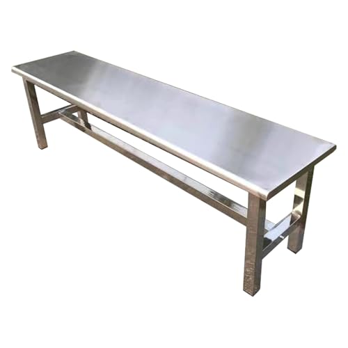 Outdoor Garden Bench, Backless, Waterproof, Made Of 304 Stainless Steel, With A Weight Capacity Of 330kg/660lb, Suitable For Gardens,parks,commercial Spaces(Length 180cm/70.9in)