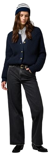 Bonnet rayé bleu marine Wrangler accessoire hiver chaud taille unique - 2